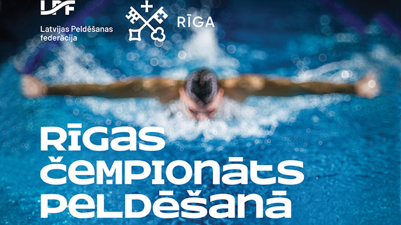 Rīgas atklātajā čempionātā peldēšanā noskaidros labākos peldētājus galvaspilsētā
